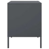 Antrasiitti yöpöydät Militar 36x39x50,5cm (2 kpl, teräs)