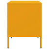 Sinapinkeltainen yöpöytä Militar 36x39x50,5cm (teräs)