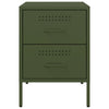 Oliivinvihreä yöpöytä Militar 36x39x50,5cm (teräs)