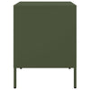 Oliivinvihreä yöpöytä Militar 36x39x50,5cm (teräs)