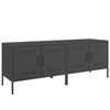 TV-tasot 2 kpl musta 68x39x50,5 cm teräs