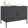 TV-tasot 2 kpl musta 68x39x50,5 cm teräs
