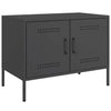 TV-tasot 2 kpl musta 68x39x50,5 cm teräs