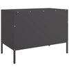 TV-tasot 2 kpl musta 68x39x50,5 cm teräs
