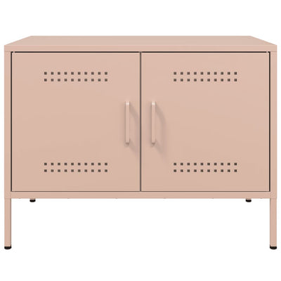 TV-taso pinkki 68x39x50,5 cm teräs