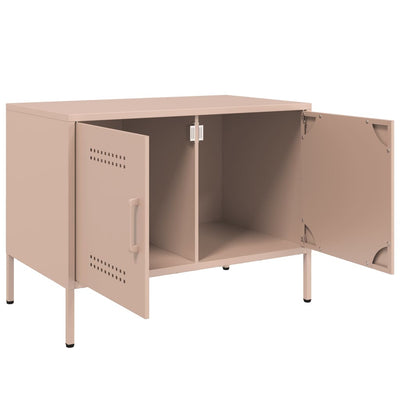TV-taso pinkki 68x39x50,5 cm teräs