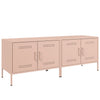TV-tasot 2 kpl pinkki 68x39x50,5 cm teräs