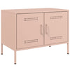 TV-tasot 2 kpl pinkki 68x39x50,5 cm teräs