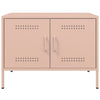 TV-tasot 2 kpl pinkki 68x39x50,5 cm teräs