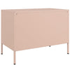 TV-tasot 2 kpl pinkki 68x39x50,5 cm teräs