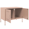 TV-tasot 2 kpl pinkki 68x39x50,5 cm teräs