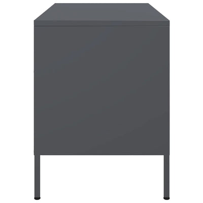 TV-taso antrasiitti 68x39x50,5 cm teräs