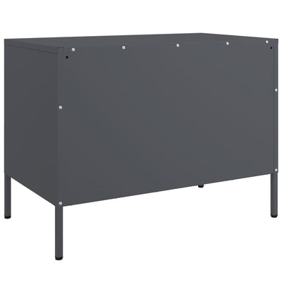 TV-taso antrasiitti 68x39x50,5 cm teräs