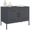 TV-tasot 2 kpl antrasiitti 68x39x50,5 cm teräs