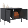 TV-tasot 2 kpl antrasiitti 68x39x50,5 cm teräs