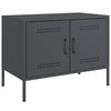 TV-tasot 2 kpl antrasiitti 68x39x50,5 cm teräs