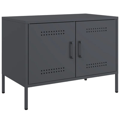 TV-tasot 2 kpl antrasiitti 68x39x50,5 cm teräs