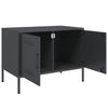 TV-tasot 2 kpl antrasiitti 68x39x50,5 cm teräs