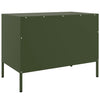 TV-tasot 2 kpl oliivinvihreä 68x39x50,5 cm teräs