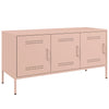 TV-taso pinkki 100,5x39x50,5 cm teräs