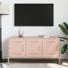 TV-taso pinkki 100,5x39x50,5 cm teräs