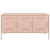 TV-taso pinkki 100,5x39x50,5 cm teräs