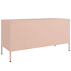 TV-taso pinkki 100,5x39x50,5 cm teräs