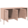 TV-taso pinkki 100,5x39x50,5 cm teräs