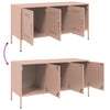 TV-taso pinkki 100,5x39x50,5 cm teräs