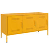 TV-taso sinapinkeltainen 100,5x39x50,5 cm teräs