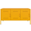 TV-taso sinapinkeltainen 100,5x39x50,5 cm teräs