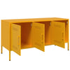 TV-taso sinapinkeltainen 100,5x39x50,5 cm teräs