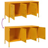 TV-taso sinapinkeltainen 100,5x39x50,5 cm teräs