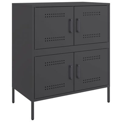 Senkki musta 68x39x79 cm teräs