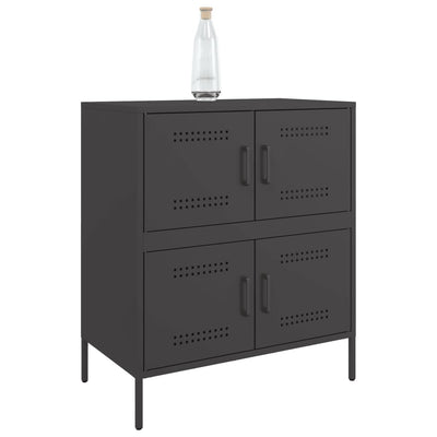 Senkki musta 68x39x79 cm teräs