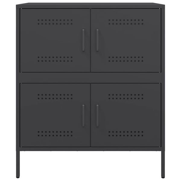 Musta senkki Agaftia 68x39x79cm (teräs)