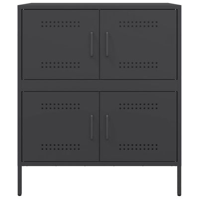 Senkki musta 68x39x79 cm teräs