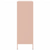 Kaappi pinkki 68x39x113 cm teräs