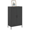 Kaappi musta 68x39x113 cm teräs
