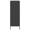 Kaappi musta 68x39x113 cm teräs