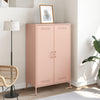 Kaappi pinkki 68x39x113 cm teräs