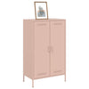 Kaappi pinkki 68x39x113 cm teräs