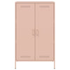 Kaappi pinkki 68x39x113 cm teräs