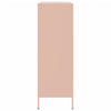 Kaappi pinkki 68x39x113 cm teräs