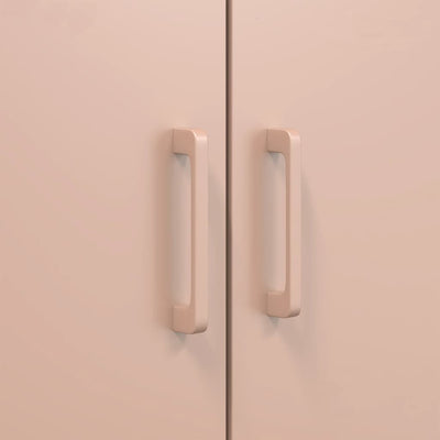 Kaappi pinkki 68x39x113 cm teräs