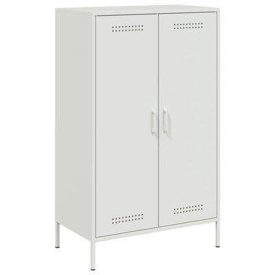 Kaappi valkoinen 68x39x113 cm teräs