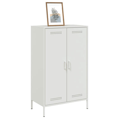 Kaappi valkoinen 68x39x113 cm teräs