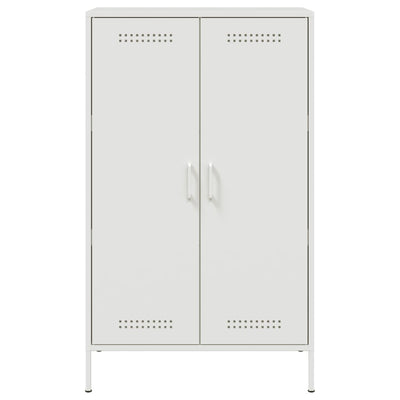 Kaappi valkoinen 68x39x113 cm teräs