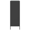 Kaappi musta 68x39x113 cm teräs