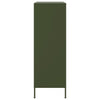 Oliivinvihreä kaappi Octavel 68x39x113cm (teräs)